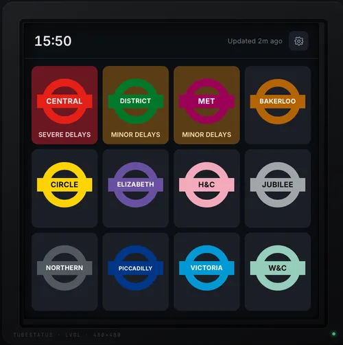 A simulation of what the display might look like